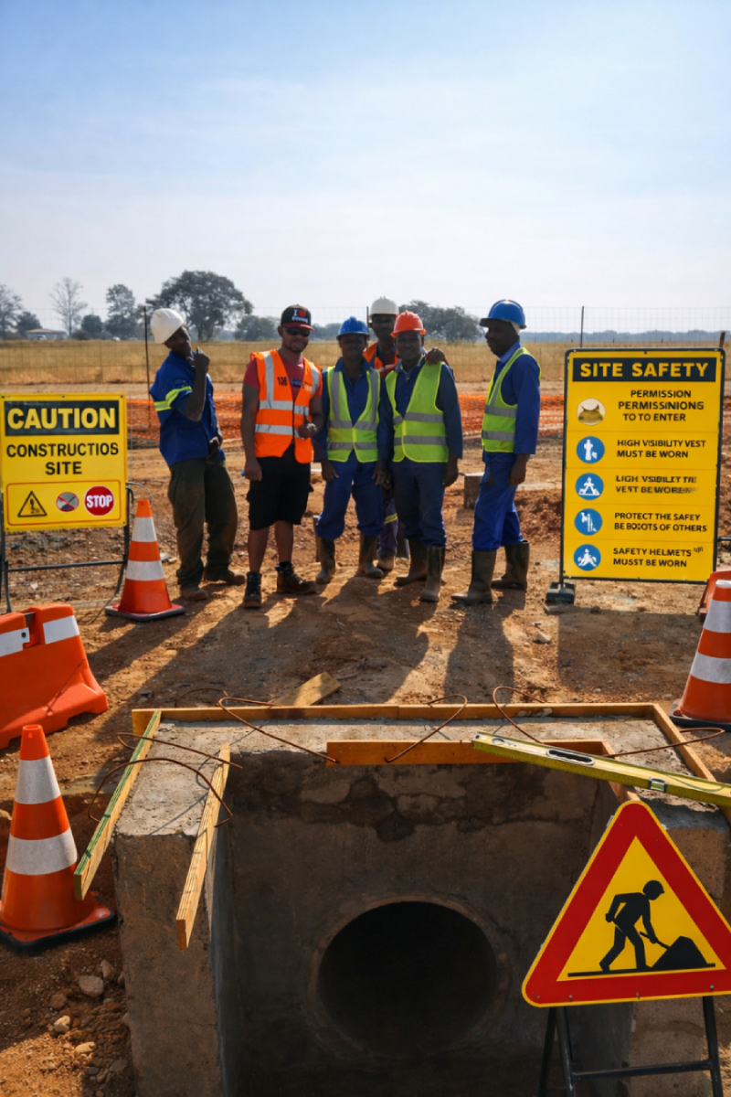 National Milling Site – Culverts & Headwalls Installation